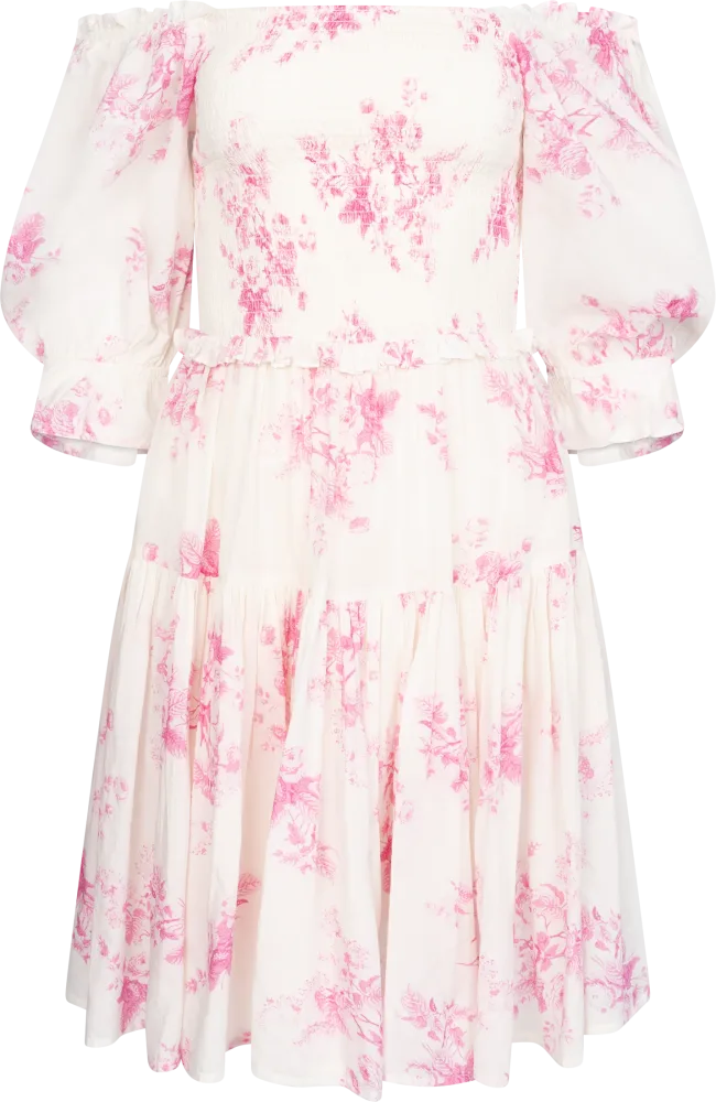 Dagna Voile Dress - Pink - Bilde 2