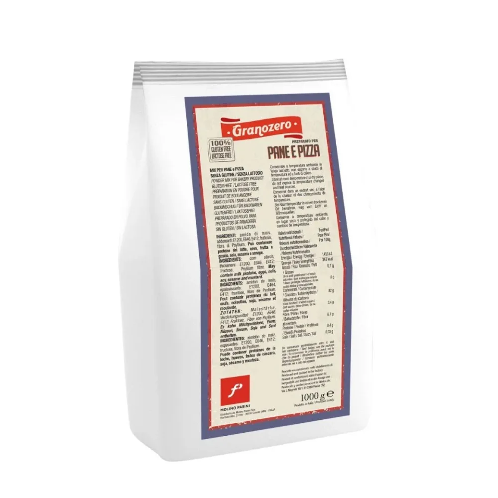 Molino Pasini Glutenfritt Mel til brød og pizza - 1 kg