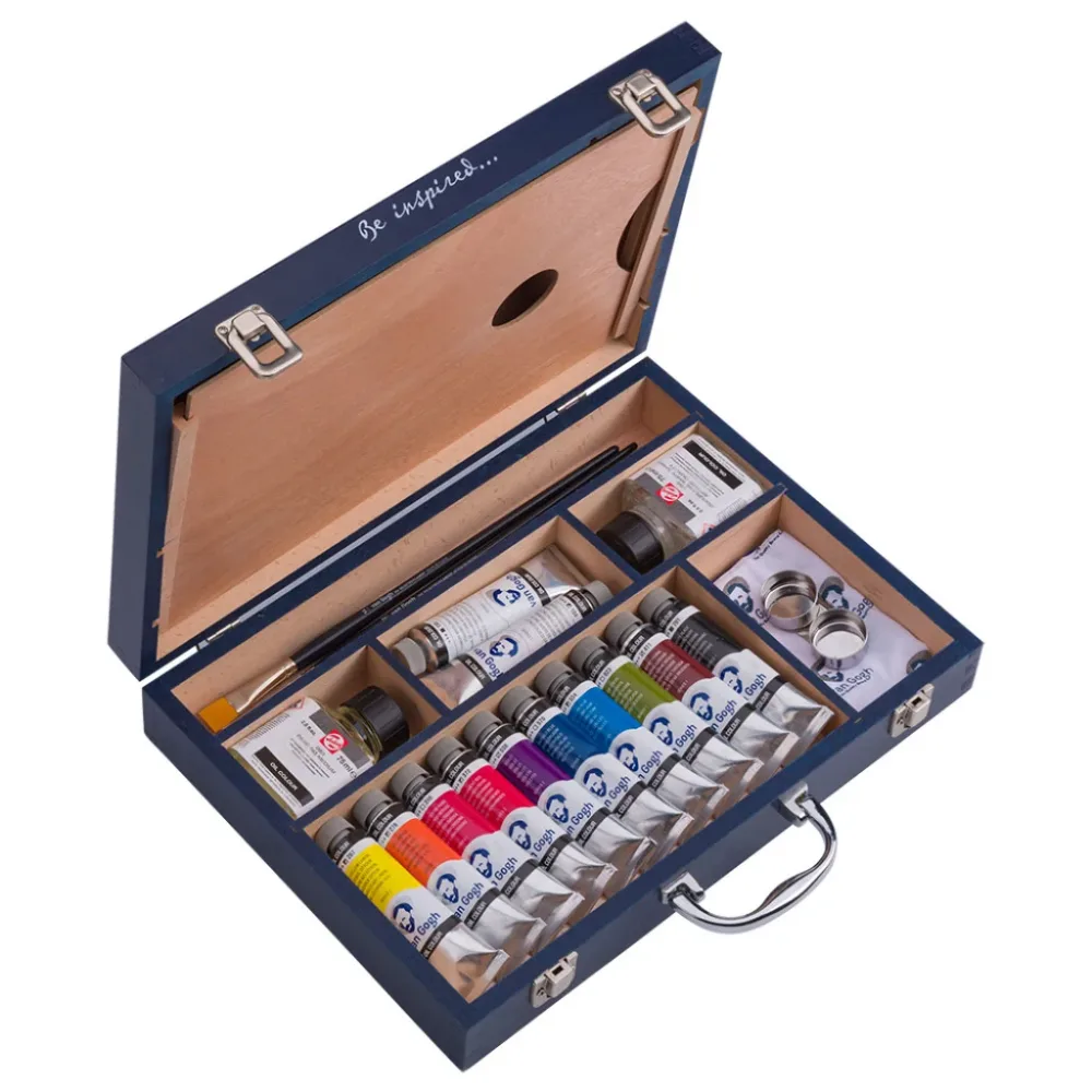 Van Gogh Olje Starter Box XL – 12x40ml + utstyr Van Gogh Olje Starter Box XL – 12x40ml + utstyr