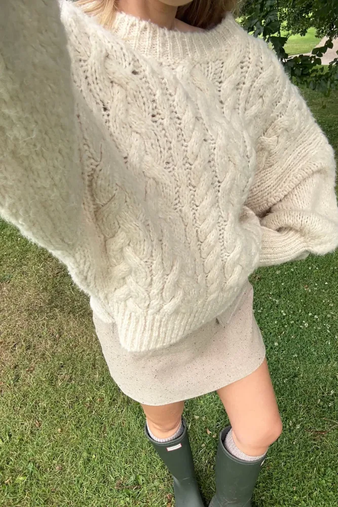 Noraic Sweater - Off White - Bilde 3