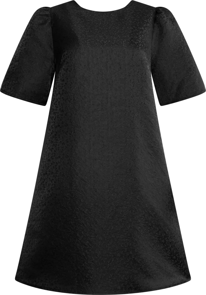 Bertine Bow Dress - Black - Bilde 2