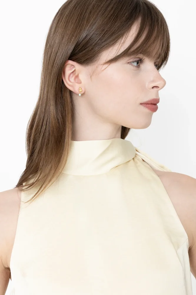 Nara Ball Earrings - Mint - Bilde 2