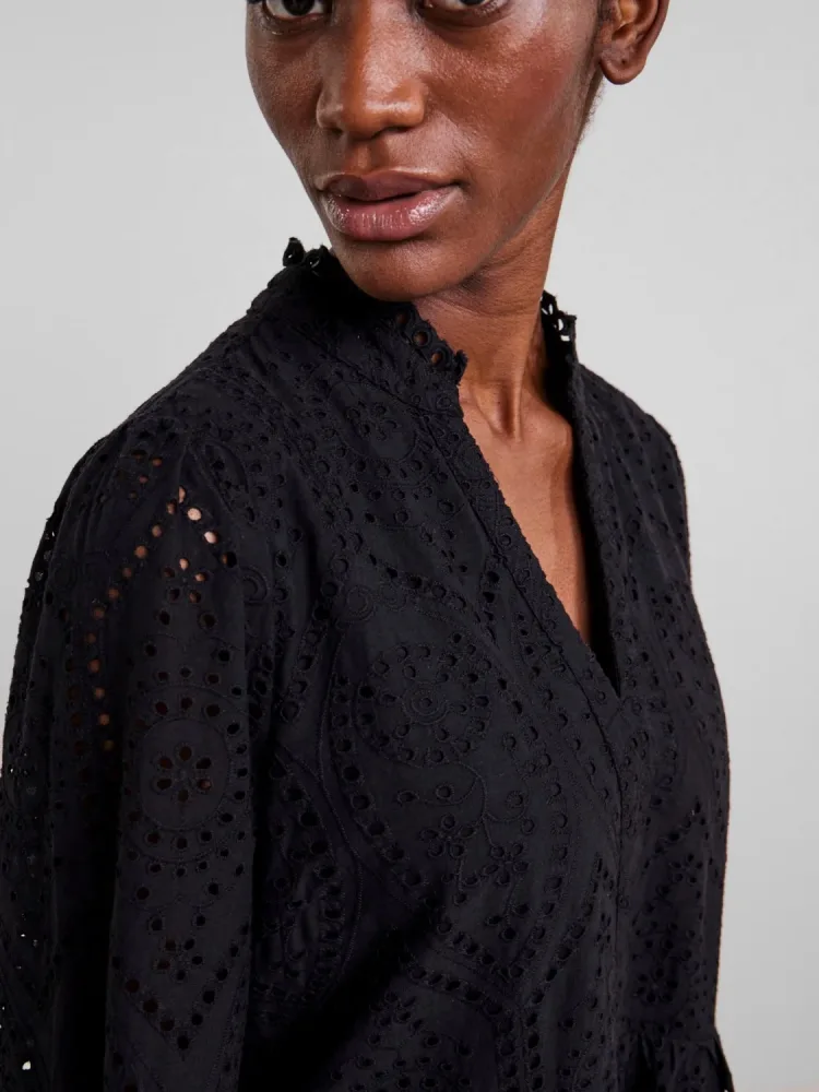 Yasholi Ls Dress S. - Black - Bilde 3
