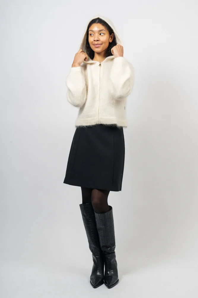 Hedda Chunky Cardigan - White - Bilde 3