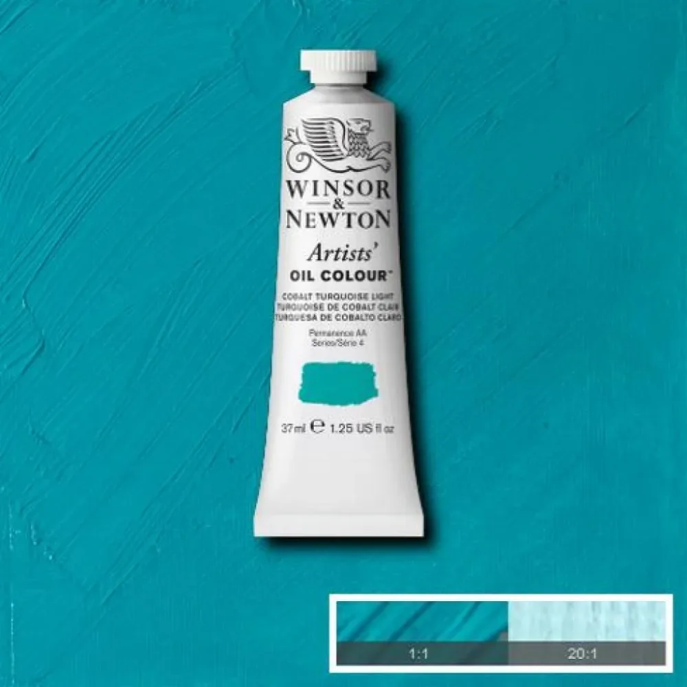 W&N – Artists Oil 37ml – 191 Cobalt Turquoise Light