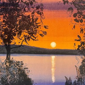 Sommerkveld ved fjorden