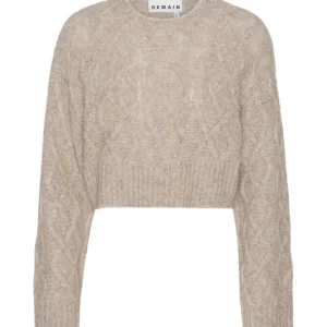 Knit Melange Sweater – Cobblestone