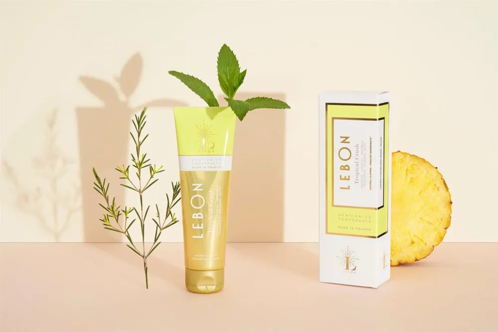 Lebon - FLAVOURCARE Økologisk Tannkrem - Tropical Crush 25 ml - Fresh Mint - Bilde 2
