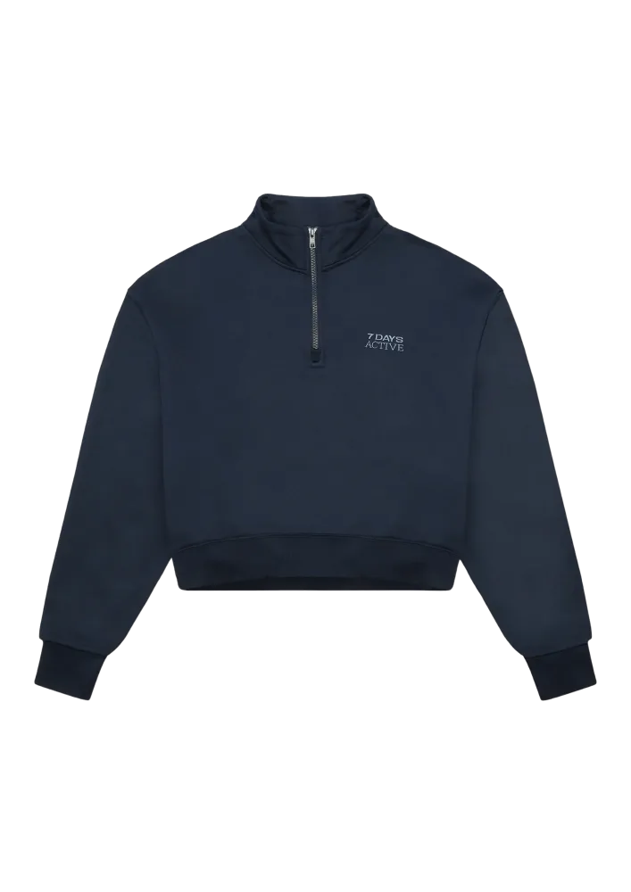 Tech Half Zip Sweatshirt - Pageant Blue