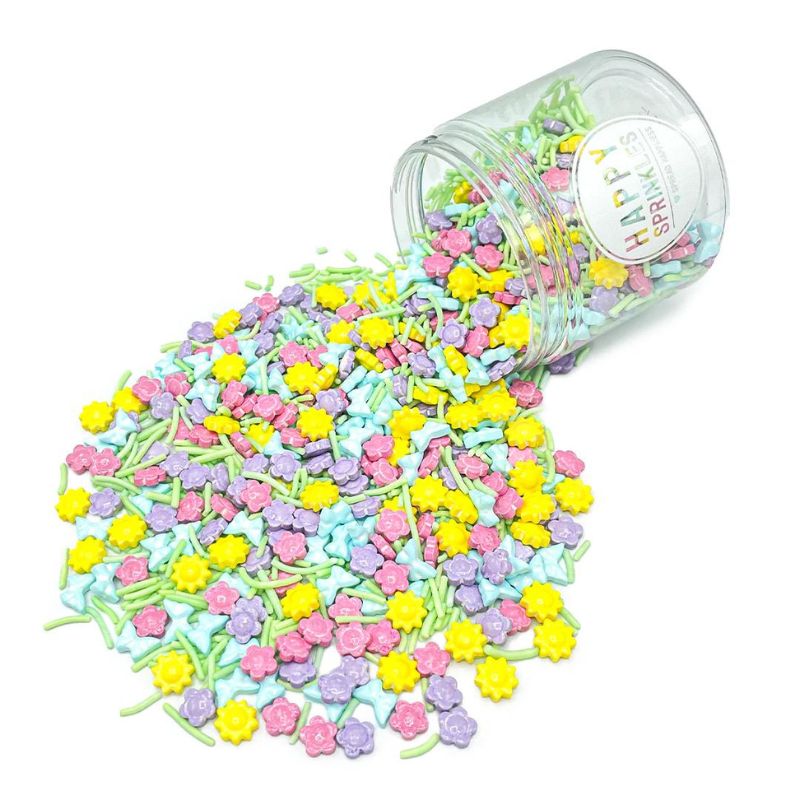 Happy Sprinkles Kakestrø -Flower Power- 90g - Bilde 2