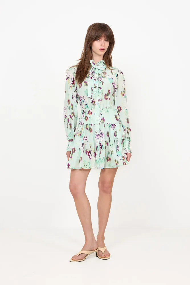 Viola Silk Mini Dress - Oasis - Bilde 2