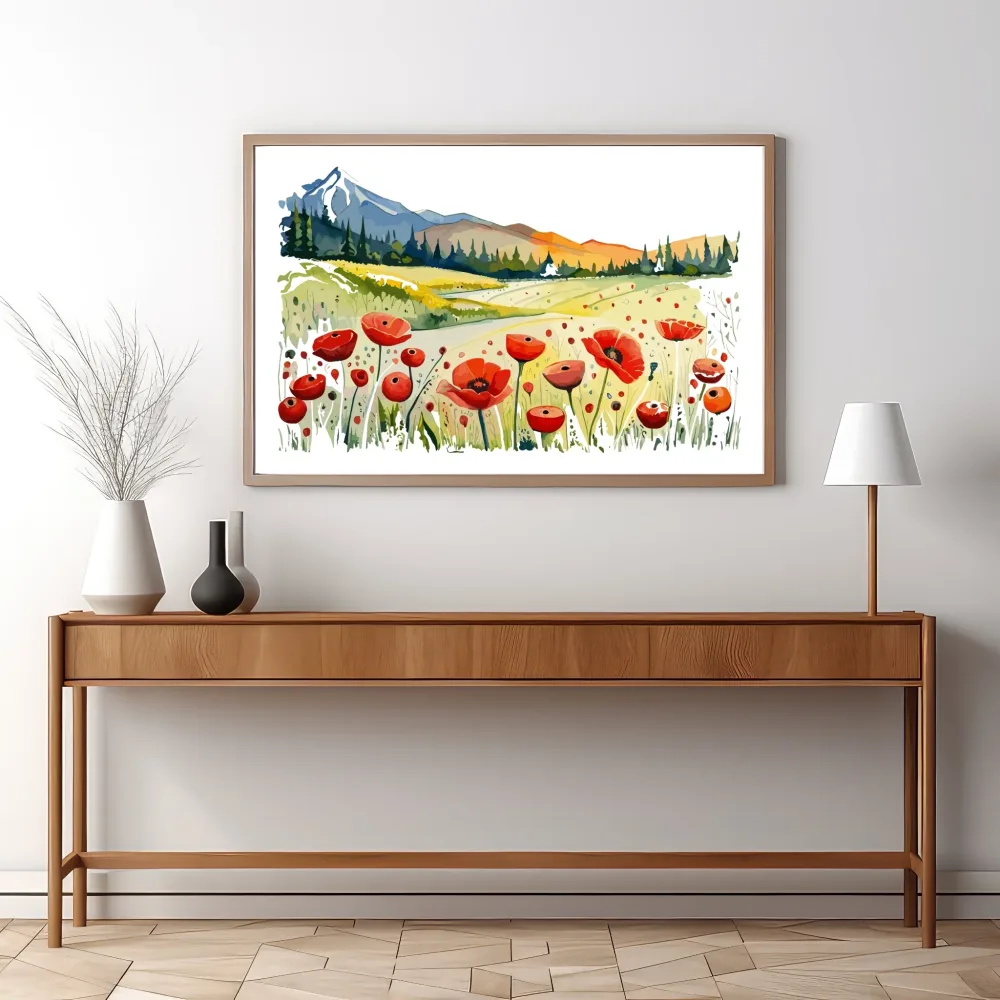 POPPIE FIELDS No10 - PLAKAT - Bilde 2