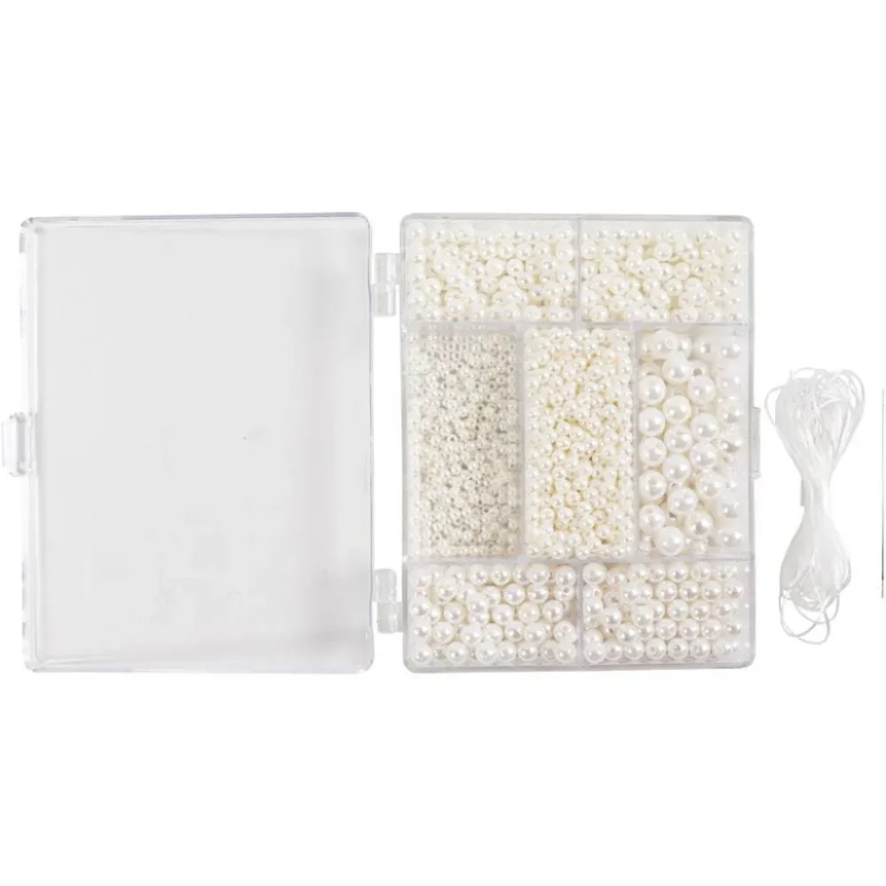 DIY Mix Perler – Hvit Perlemor DIY Mix Perler – Hvit Perlemor