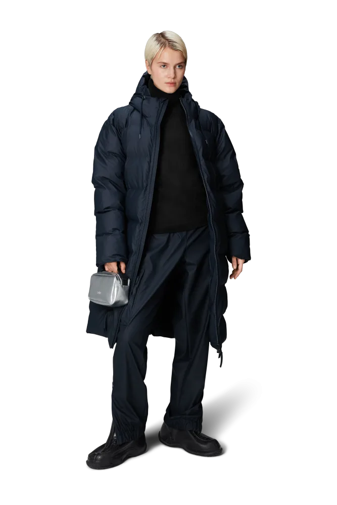 Alta Longer Puffer Jacket - Navy - Bilde 3