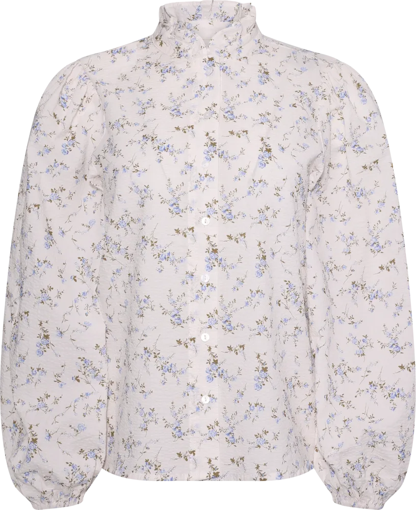 Tiffany New Shirt - Off White/Blue