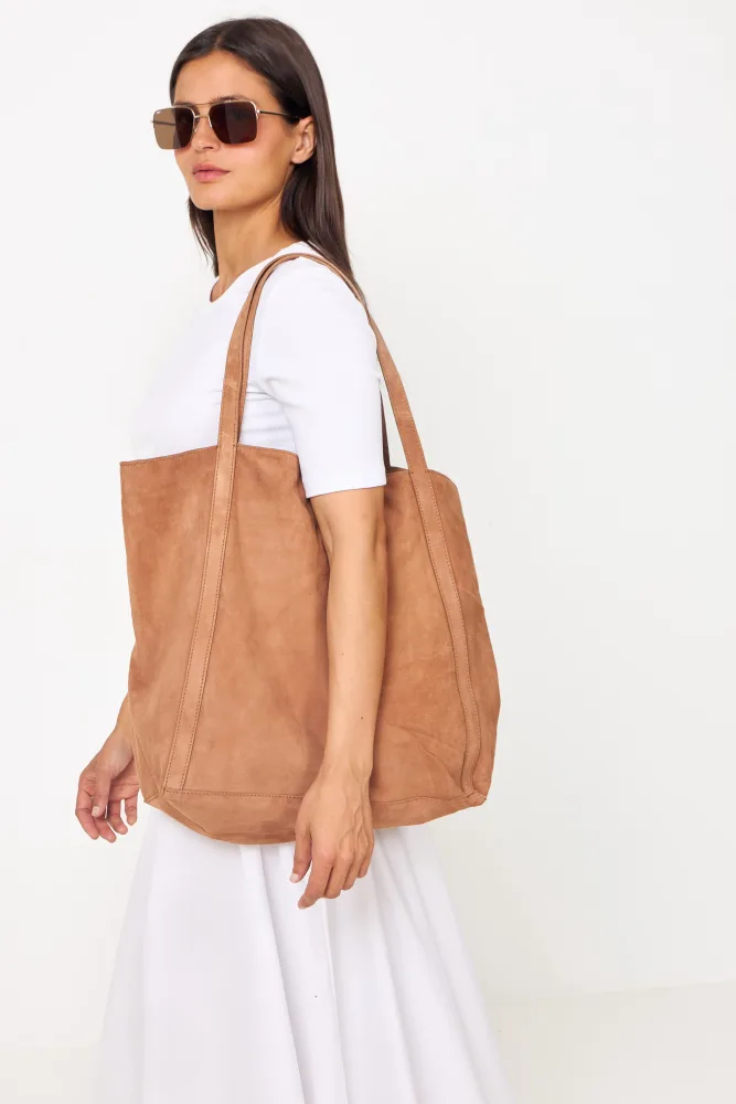 Suede Eden Bag - Brown - Bilde 3