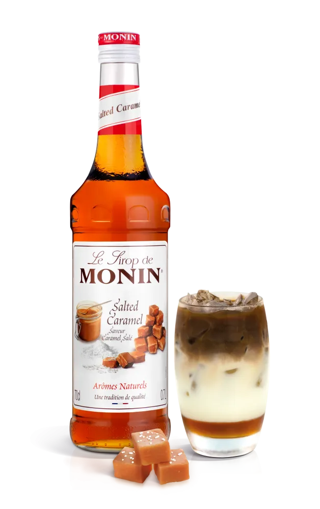 Monin Salt karamell sirup - 1L - Saltet karamell - Bilde 2