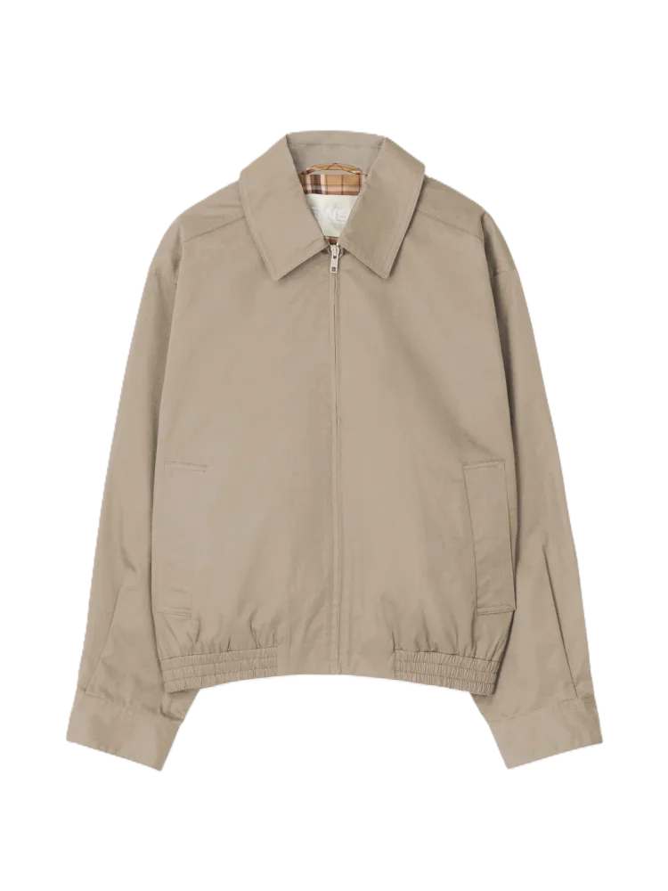 Blouson Zip Up Jacket - Khaki