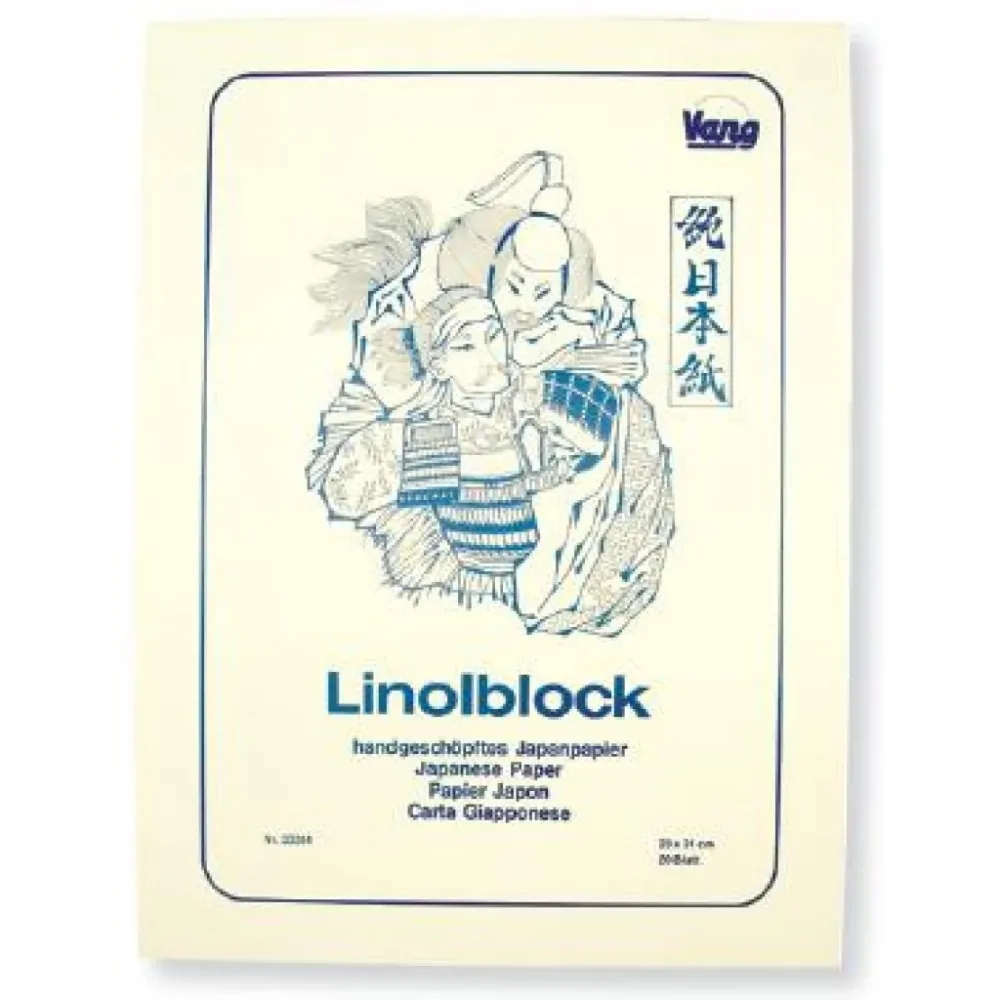 Vang Linoblokk 31×46 cm – Rispapir