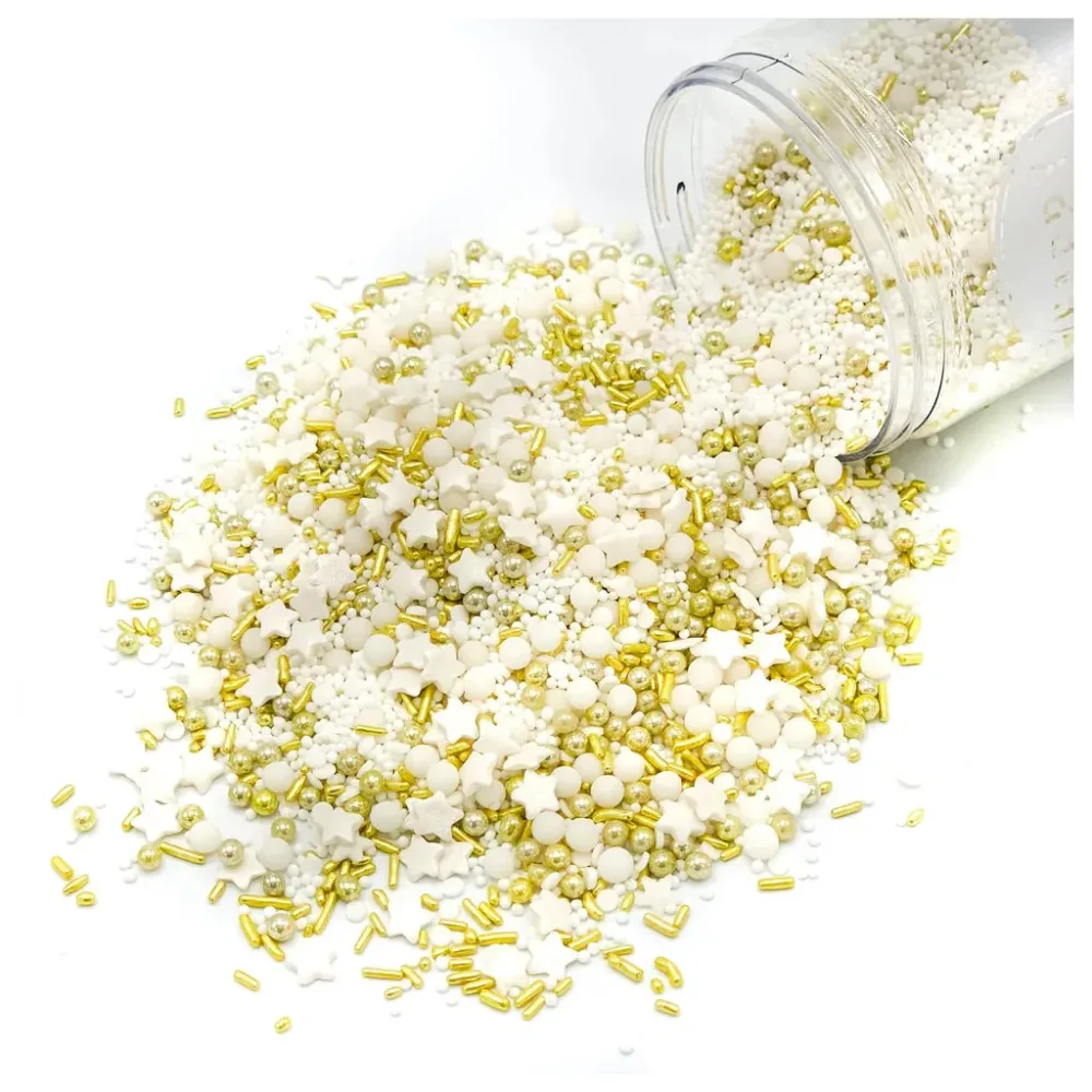 Happy Sprinkles Strøsselmiks – Golden Dust VEGAN 90g Happy Sprinkles Strøsselmiks – Golden Dust VEGAN 90g