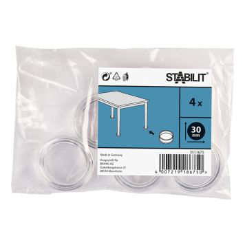 MØBELFOT STABILIT KLAR 30MM 4STK MØBELFOT STABILIT KLAR 30MM 4STK