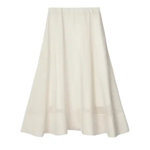 Vivienne Organza Skirt – Cream