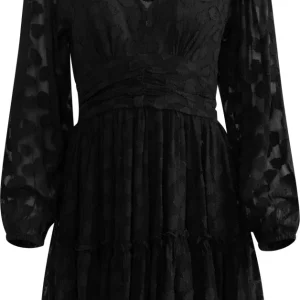 Noor Dress – Noir Georgette