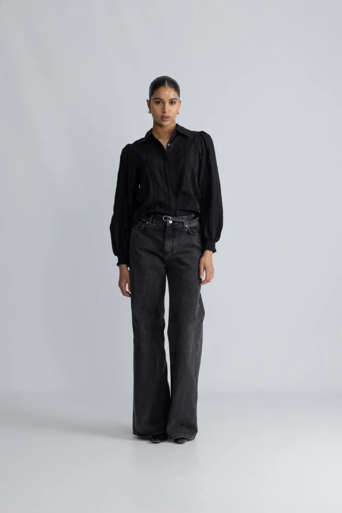 Serafina Blouse - Black - Bilde 2
