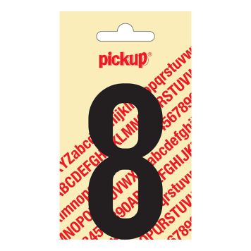 NUMMER PICKUP NOBEL 8 SVART 90 MM SELVKLEBENDE NUMMER PICKUP NOBEL 8 SVART 90 MM SELVKLEBENDE