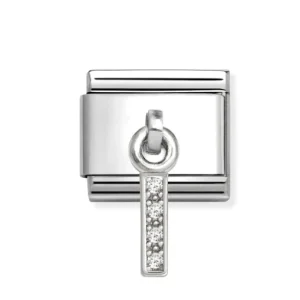 Nomination – Link CHARMS LETTERS cz and 925 sterling silver I