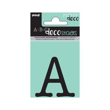 BOKSTAV PICKUP ABC DECO MAUD A 60 MM SORT BOKSTAV PICKUP ABC DECO MAUD A 60 MM SORT