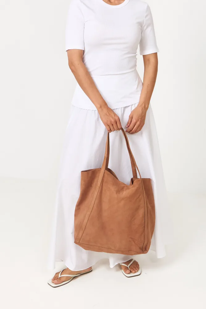 Suede Eden Bag - Brown - Bilde 2