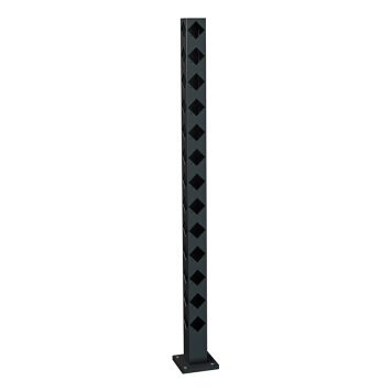 GJERDESTOLPE RECAL BOLMEN HJØRNESTOLPE SVART 1255MM GJERDESTOLPE RECAL BOLMEN HJØRNESTOLPE SVART 1255MM