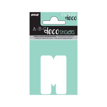 BOKSTAVER PICKUP M ABC DECO ANNA 60 MM M HVIT BOKSTAVER PICKUP M ABC DECO ANNA 60 MM M HVIT