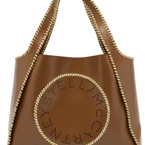 Logo Tote Bag Eco Alter Mat & Raffia Braid – Tan