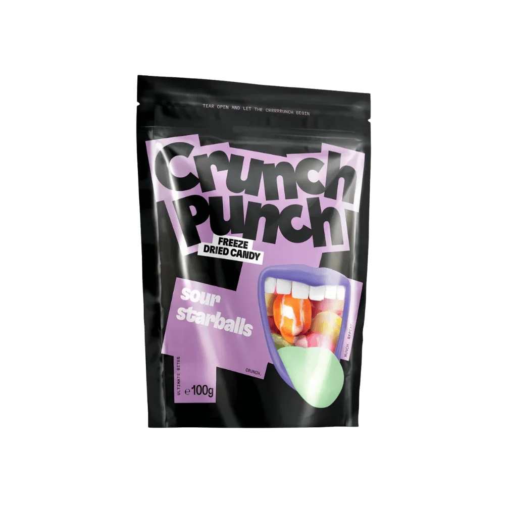 Crunch Punch Freeze-Dried Sour Starballs 100 g - Bilde 2