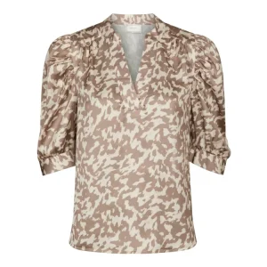Roella Graphic Fade Blouse – Dark Sand