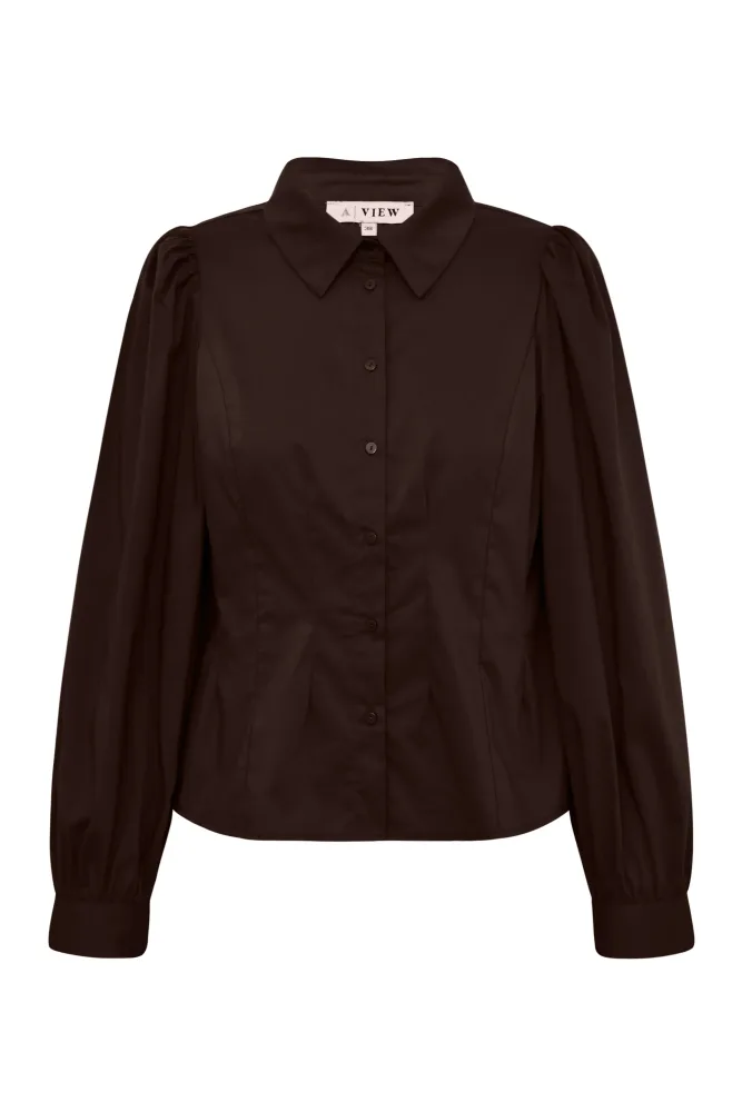 Malika Shirt - Dark Brown