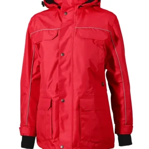 3-DELT JAKKE UNISEX SVART RØD 971