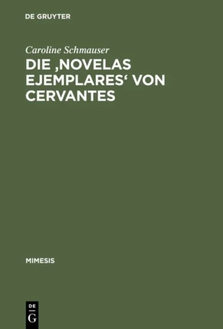 ''Novelas ejemplares'' von Cervantes