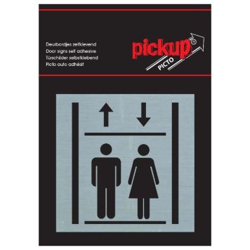 SKILT PICKUP HEIS 80X80MM
