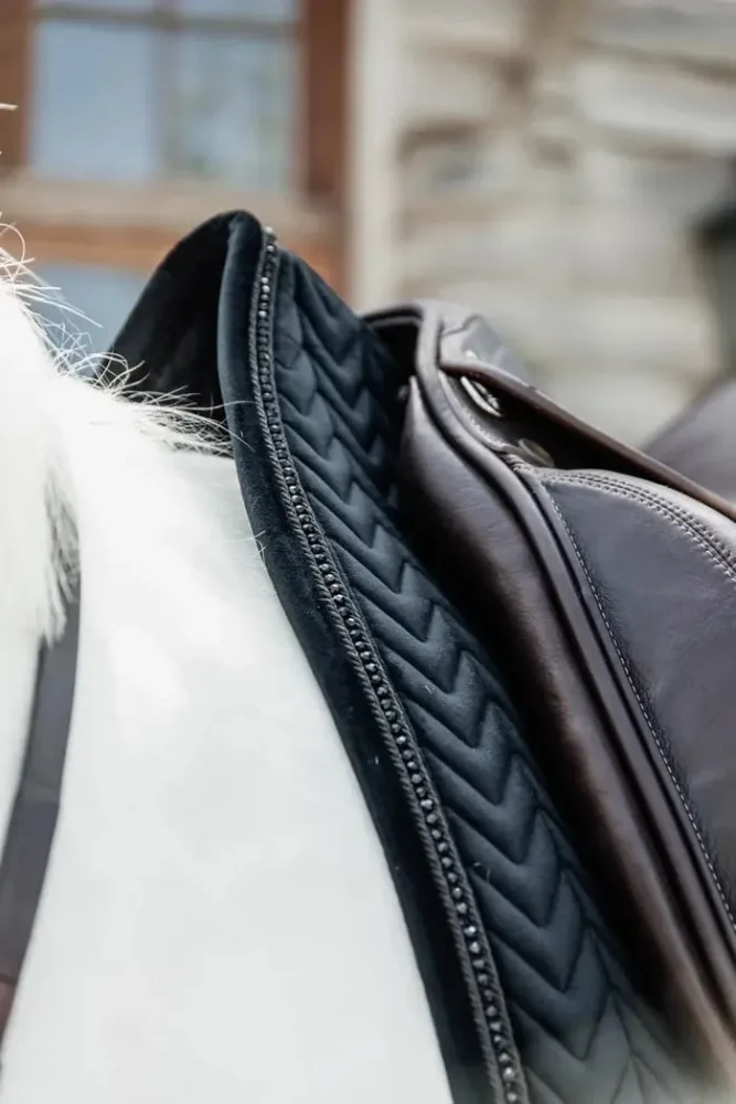 Kentucky Saddle Pad Velvet Pearls Dressage - Bilde 2