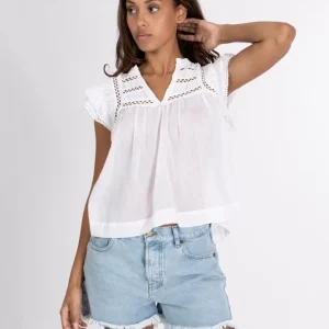 Vår Voile Top – White