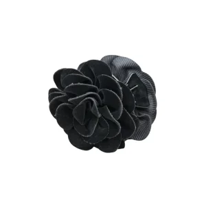 Velvet Peromia Hair Claw – Black Velvet Peromia Hair Claw – Black
