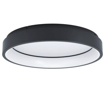TAKLAMPE EGLO LED MARGHERA-Z SVART/HVIT RGB 2700-6500K Ø60 CM