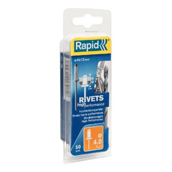 POPNAGLE RAPID Ø4X12MM 50STK/PK POPNAGLE RAPID Ø4X12MM 50STK/PK