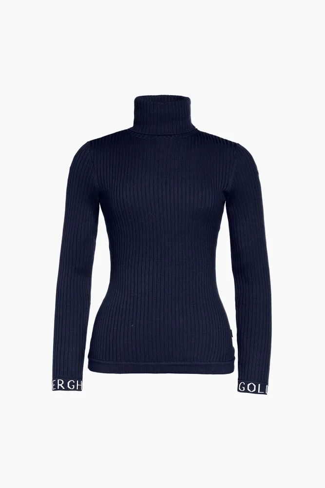 Mira Long Sleeve Knit Sweater - French Blue - Bilde 2
