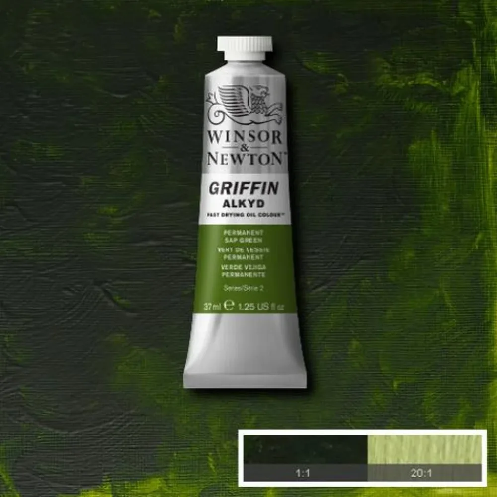 W&N – Griffin Alkyd 37ml – 503 Permanent Sap Green