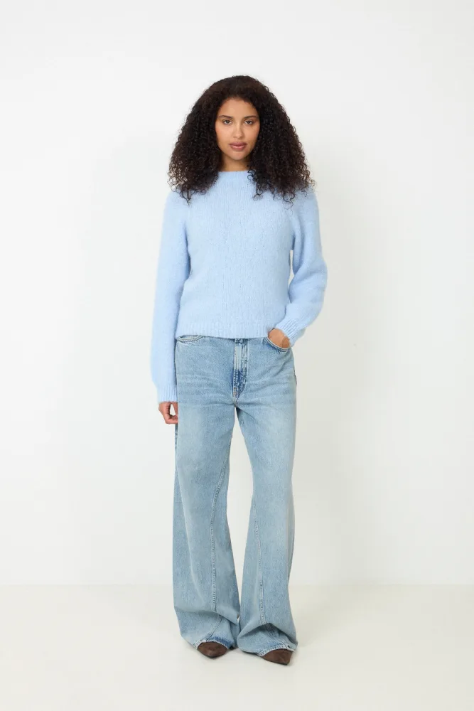 N-Latora Knit - Light Blue - Bilde 2
