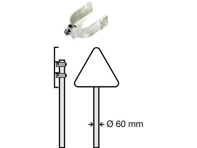 BLF ENKELKLAMMER 60MM
